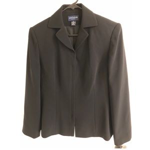 Ann Taylor zipper blazer petite 8